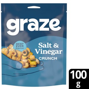 Graze Salt & Vinegar Crunch Sharing Bag Snack