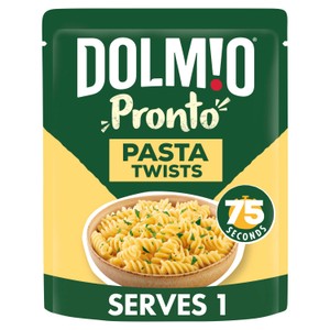Dolmio Twists Pouch Fusilli Microwave Pasta