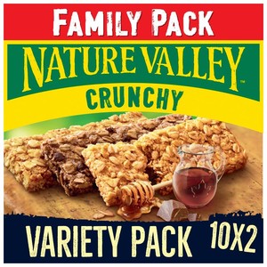 Nature Valley Crunchy Variety Pack Cereal Bars Family Size