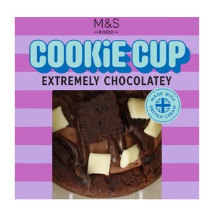 M&S Extremely Chocolatey Cookie Cup Serves 1