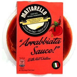 Mattarello Arrabbiata Sauce