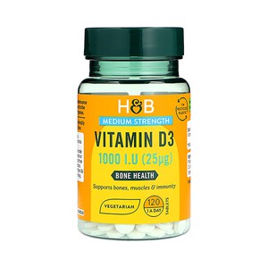 Holland & Barrett Vitamin D3 1000 I.U 25ug