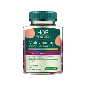 Holland & Barrett Teen Her Multivitamin with B6 & B12 Gummies Berry