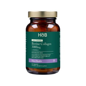 Holland & Barrett High Strength Bovine Collagen 3000mg Tablets