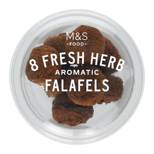 M&S 8 Aromatic Fresh Herb Falafels