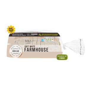 M&S Soft White Farmhouse Bread Loaf