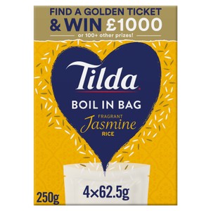 Tilda Boil in the Bag Fragrant Jasmine Rice