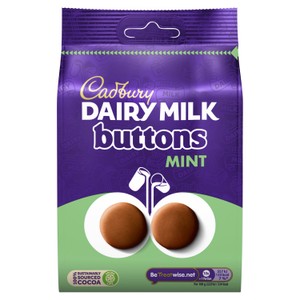 Cadbury Dairy Milk Mint Buttons Chocolate Bag