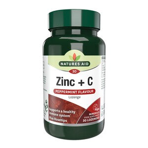 Natures Aid Zinc + C Supplement Lozenges