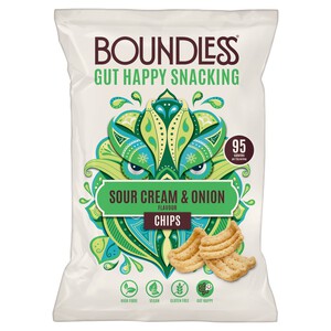 Boundless, Sour Cream & Onion Chips, Sharing Bag
