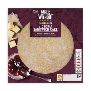M&S Made Without Victoria Sandwich Cake