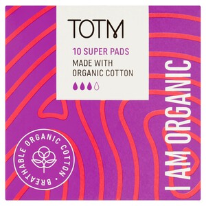 TOTM Organic Cotton Super Pads