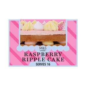 M&S Raspberry Ripple Cake