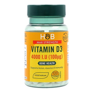 Holland & Barrett Vitamin D3 4000 I.U. 100ug