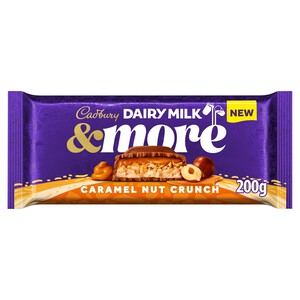 Cadbury Dairy Milk & More Caramel Nut Crunch