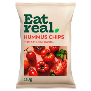 Eat Real Hummus Chips Tomato & Basil Sharing