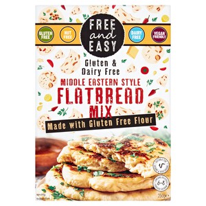 Free and Easy Gluten & Dairy Free Middle Eastern Flatbread Mix