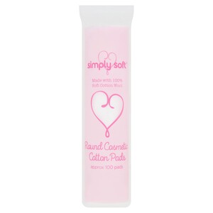 Simply Soft Round Cosmetic Cotton Pads