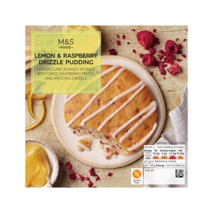 M&S Gluten Free Lemon & Raspberry Drizzle Pudding
