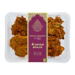 M&S 4 Onion Bhajis