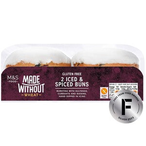 M&S Made Without 2 Ice & Spice Buns
