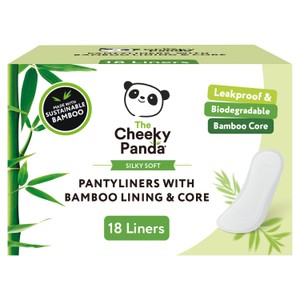 The Cheeky Panda Pantyliners with Bamboo Core
