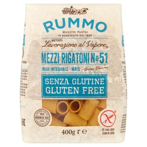 Rummo Gluten Free Mezzi Rigatoni Pasta No.51