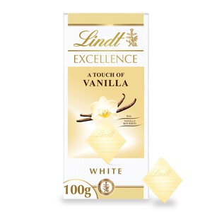 Lindt Excellence Natural Vanilla White Chocolate Bar