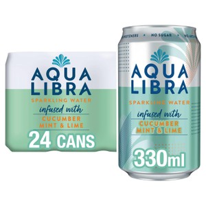 Aqua Libra Cucumber, Mint & Lime Infused Sparkling Water