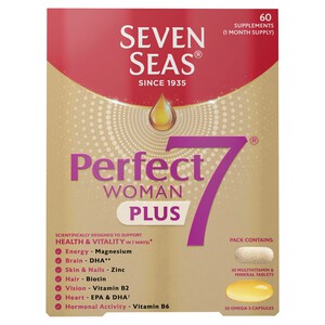Seven Seas Perfect7 Woman Plus Multivitamins & Omega-3 30 Day Duo Pack