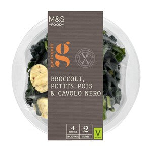 M&S Gastropub Tenderstem Broccoli Petit Pois & Cavolo Nero Side