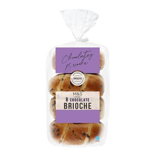 M&S Chocolate Chip Brioche Rolls
