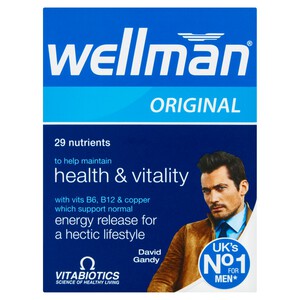 Vitabiotics Wellman Original Health & Vitality Tablets