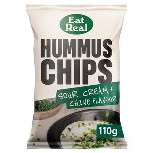 Eat Real Hummus Chips Sour Cream & Chive Sharing