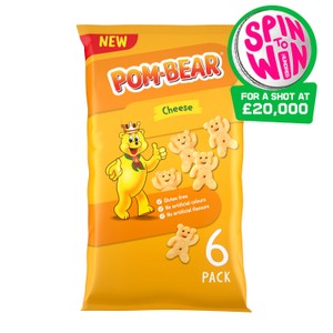 Pom-Bear Cheese Multipack Crisps