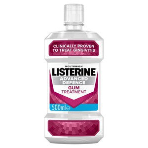 Listerine Advanced Defence Gum Treatment Crisp Mint Mouthwash