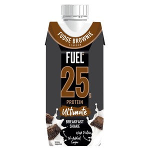 FUEL10K Fudge Brownie 25g High Protein Breakfast Shake Drink