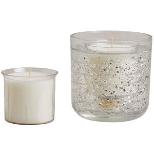 M&S Neroli, Lime & Bergamot Light Up Candle & Refill Set, Silver