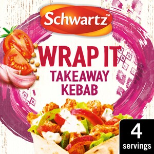 Schwartz Wrap It Takeaway Kebab Recipe Mix