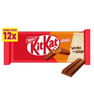 KitKat 2 Finger Orange Chocolate Biscuit Bar, Multipack