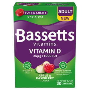 Bassetts Vitamins Adult Vitamin D Apple & Raspberry