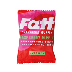 Fatt Raspberry Ripple Ketogenic Muffin