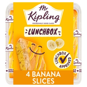 Mr Kipling Banana Lunchbox Slices