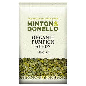 Minton & Donello Organic Pumpkin Seeds 500g