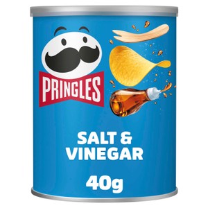 Pringles Salt & Vinegar Crisps Can