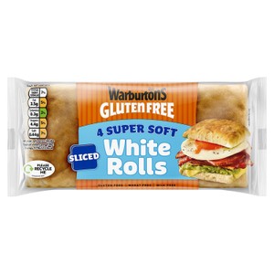 Warburtons Gluten Free White Square Rolls