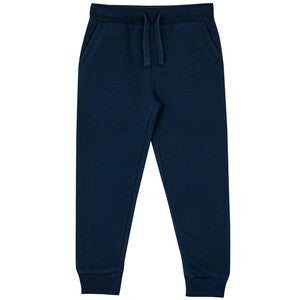 M&S Boys Draw Cord Joggers, Navy, 2-3 Years