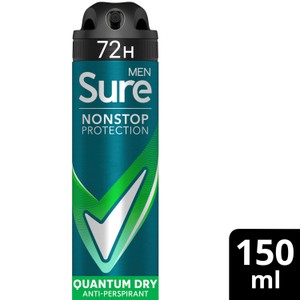 Sure Men 72hr Nonstop Protection Quantum Dry Antiperspirant Deodorant