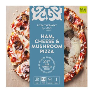 M&S Ham, Cheese & Mushroom Woodfired & Stonebaked Pizza