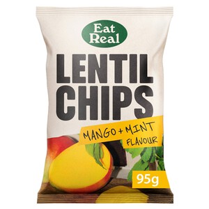 Eat Real Lentil Chips Mango & Mint Sharing